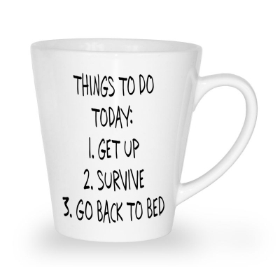 Blogerski kubek latte Things to do today